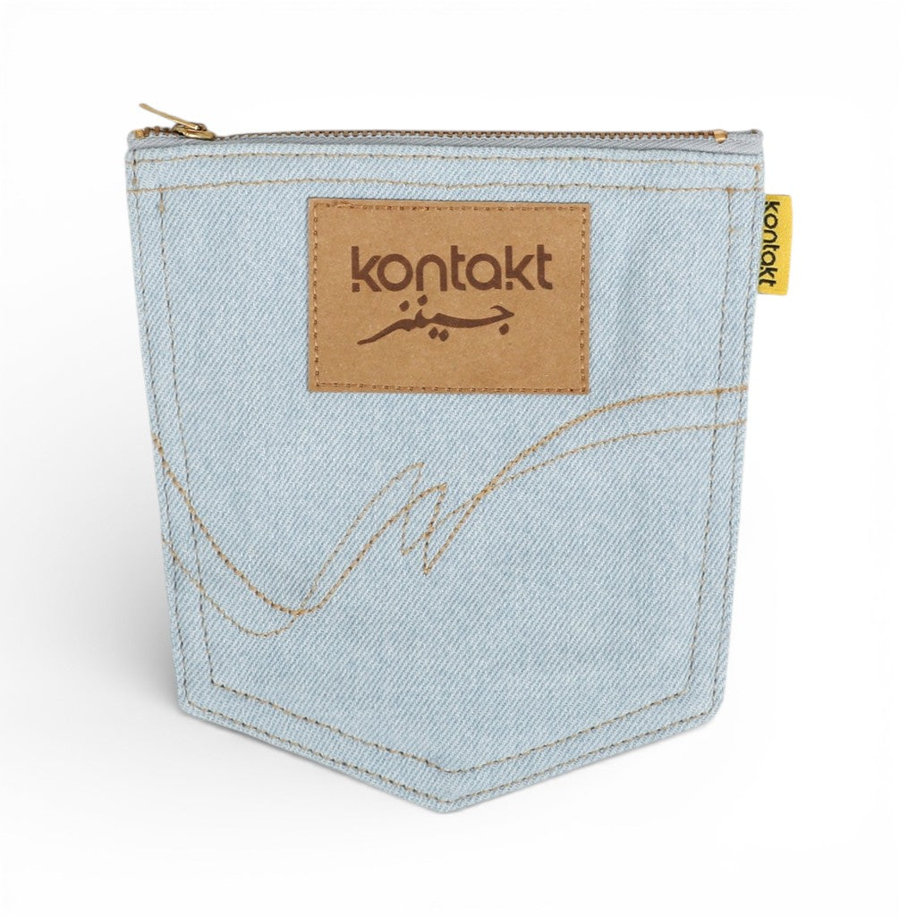 Porte Monnaie en denim