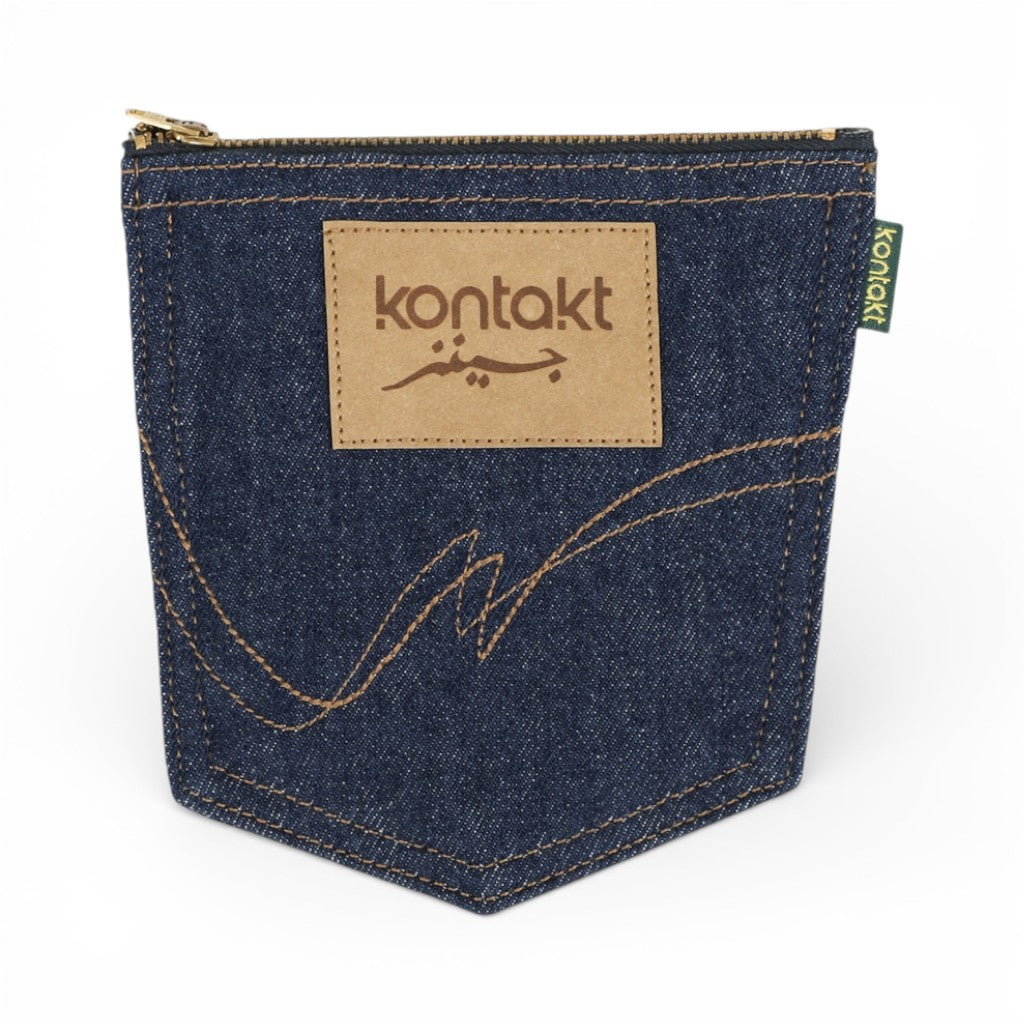 Porte Monnaie en denim