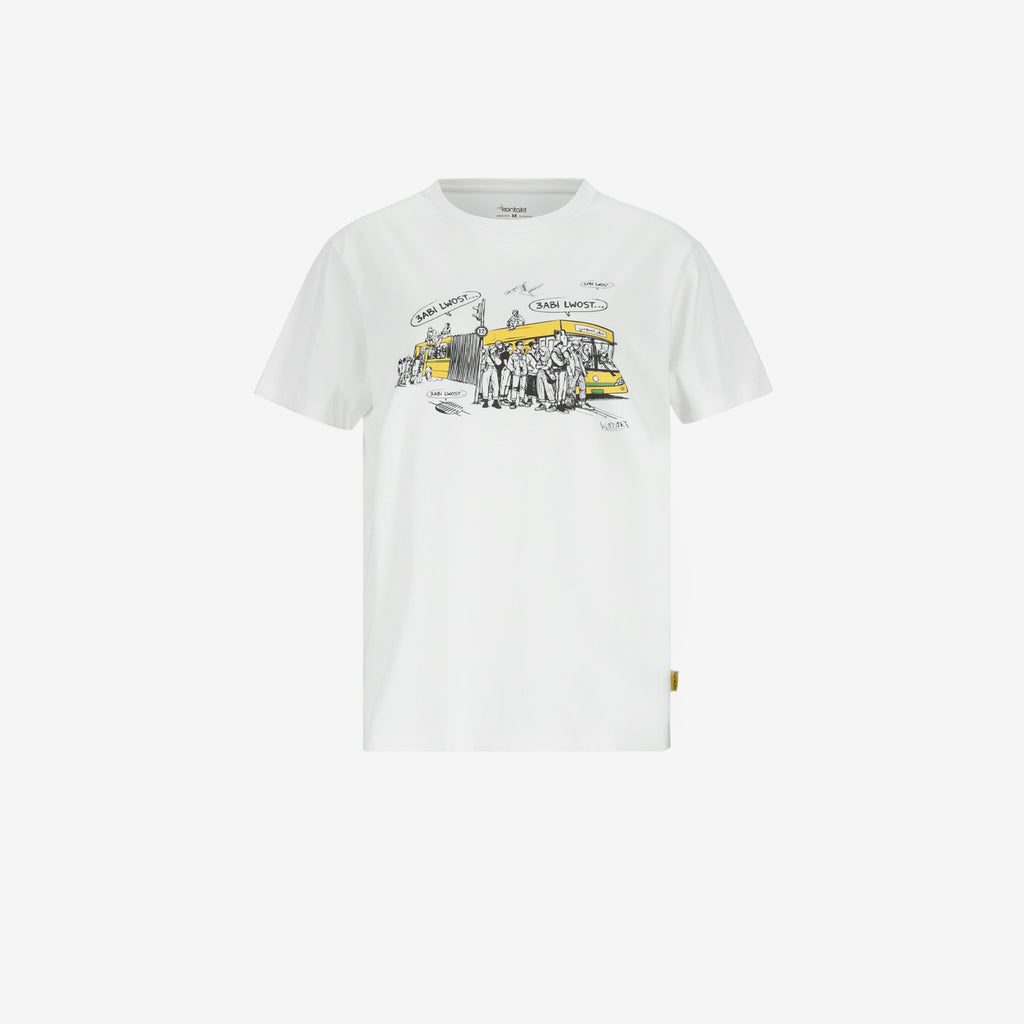 T-shirt unisexe manches courtes - عبِّي الوسط