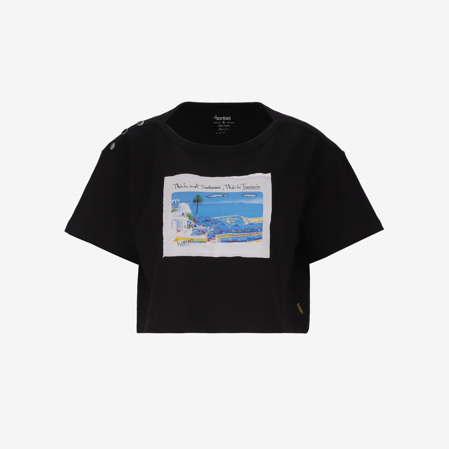 Sweat sur taille manches courtes avec boutons pression - This is Tunisia