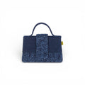 Sac Bambino en denim & cuir