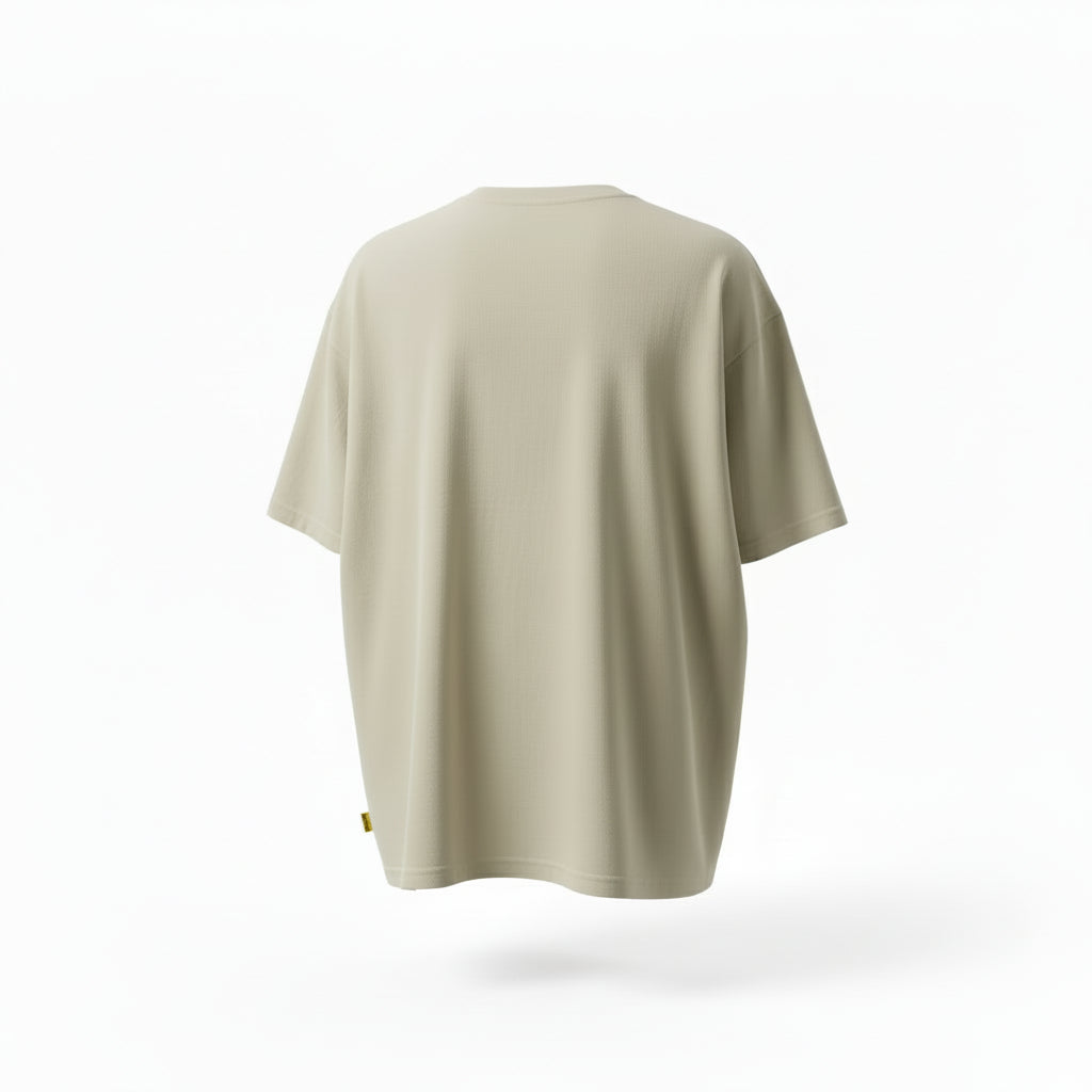 T-shirt homme oversized manches courtes متملح