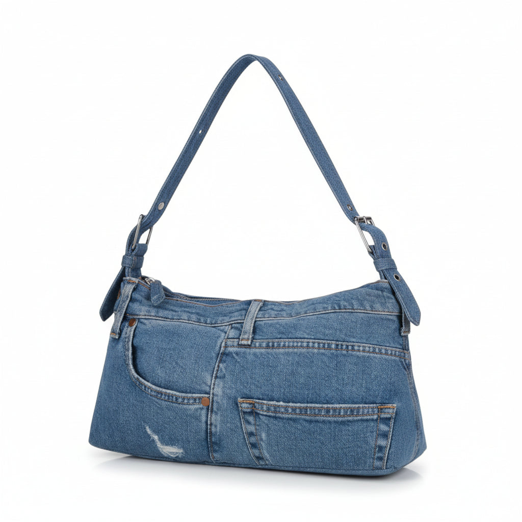 Sac a main en denim upcyclé