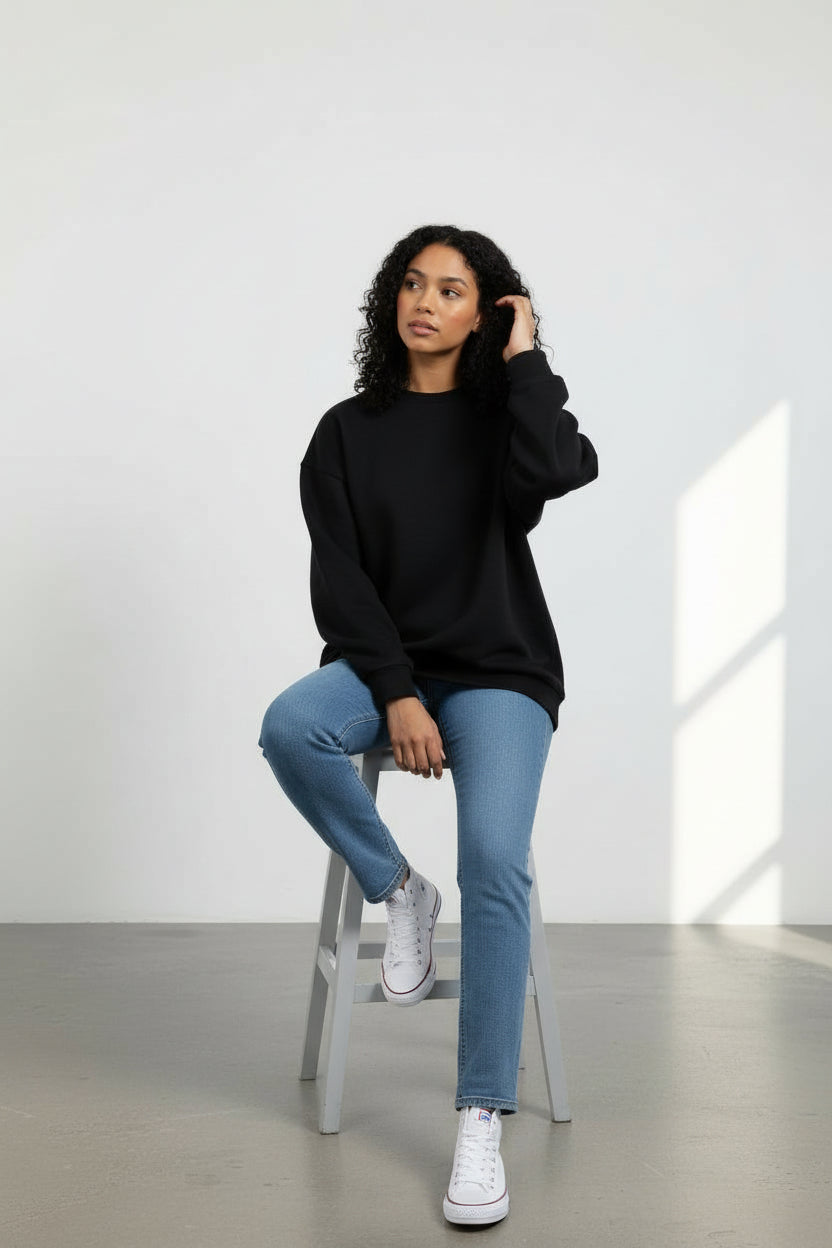 Sweat oversized unisexe - 2.0 جريدة